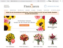 Tablet Screenshot of floraqueen.de